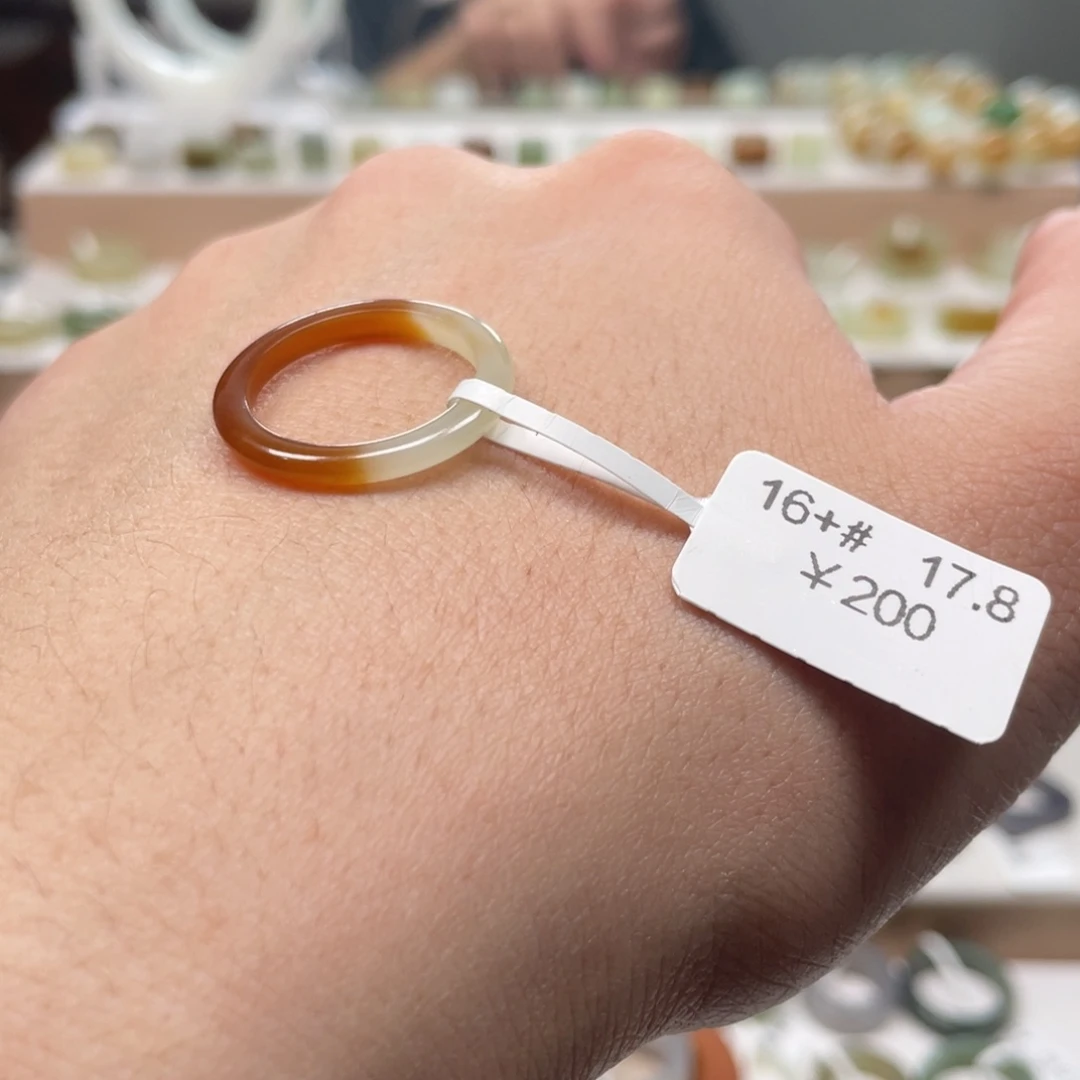 和田玉戒圈未镶嵌「****～17.8