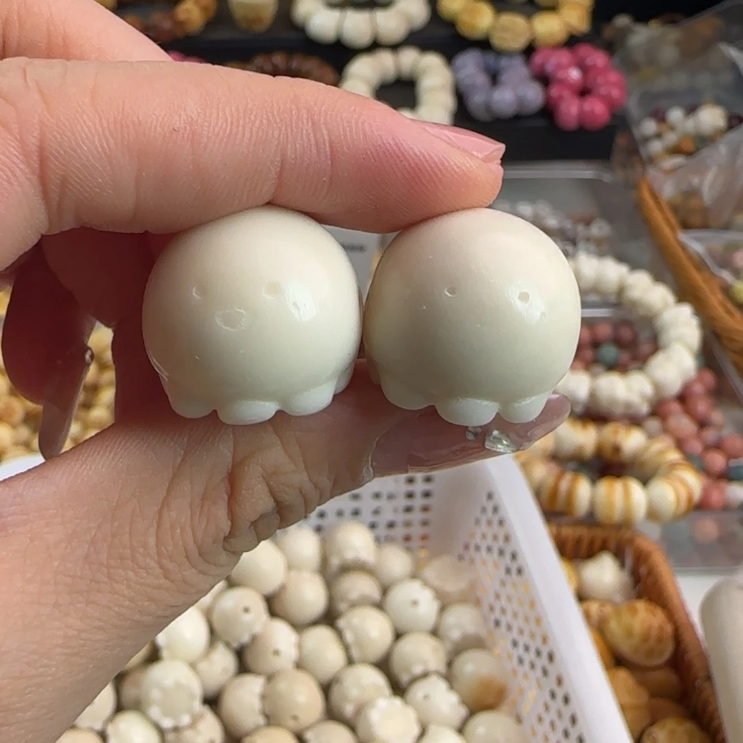 菩提根/象牙果吊坠微瑕牙果章鱼3颗