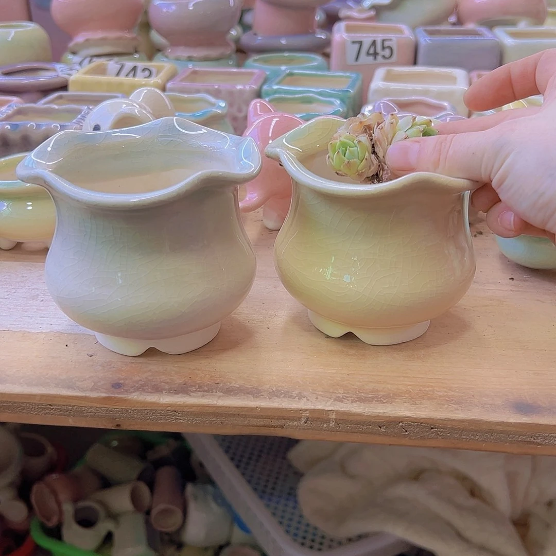 陶瓷花盆单场满12包邮