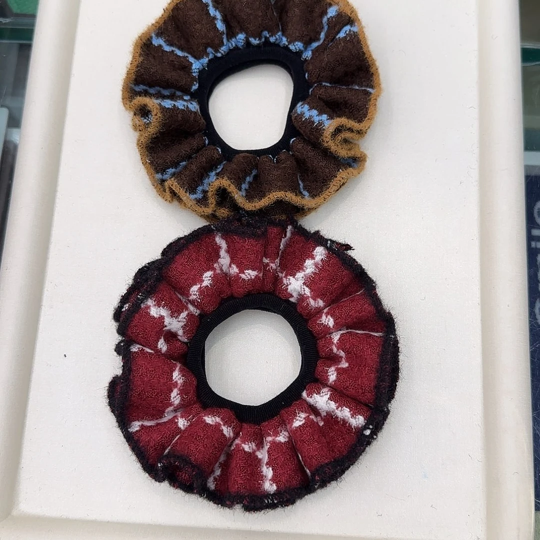 布艺非金属L14小香发圈2个