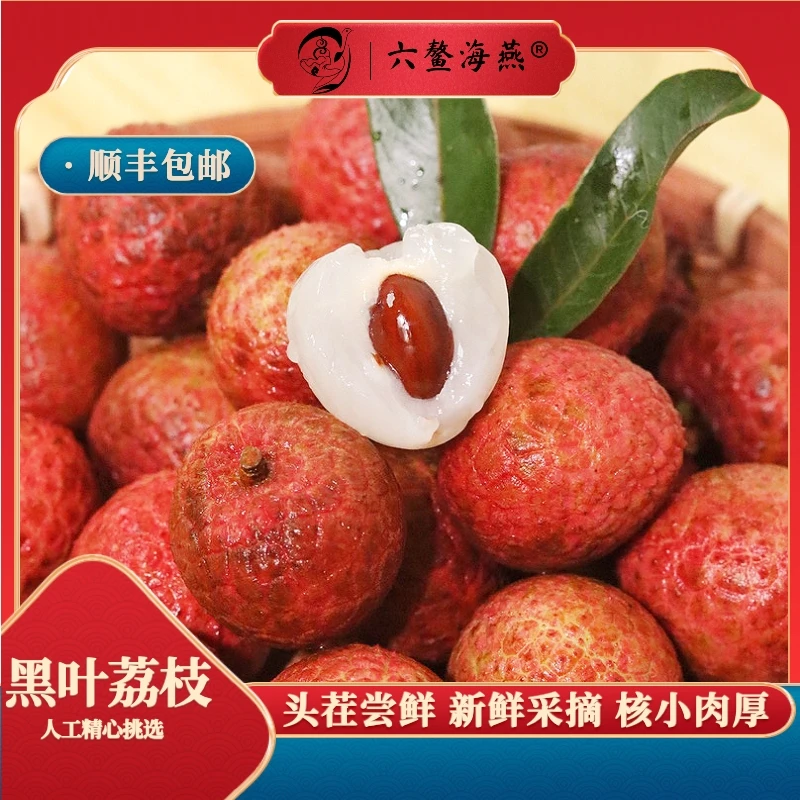 顺丰包邮五斤装福建正宗乌石黑叶荔枝当季新鲜果现摘现发老树果