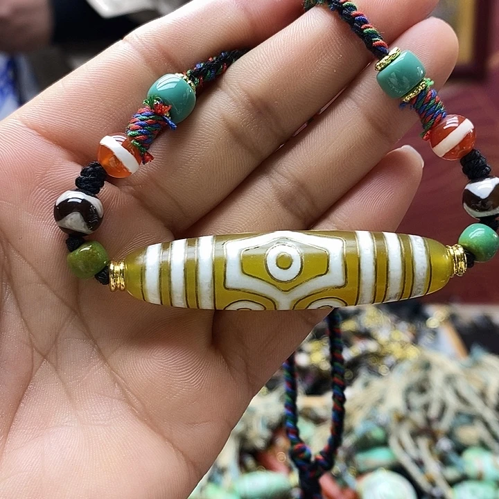 玛瑙/玉髓（覆膜）合金颈饰