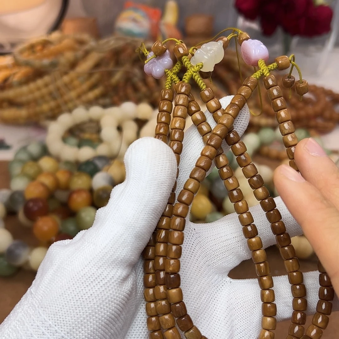 菩提根/象牙果吊坠56直切库克手机链