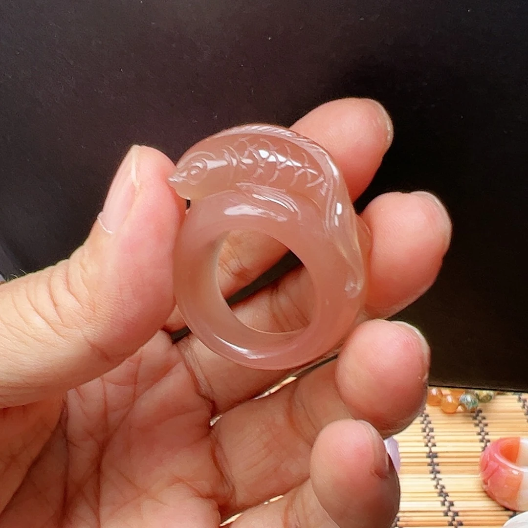 未镶嵌玛瑙/玉髓珠宝半成品