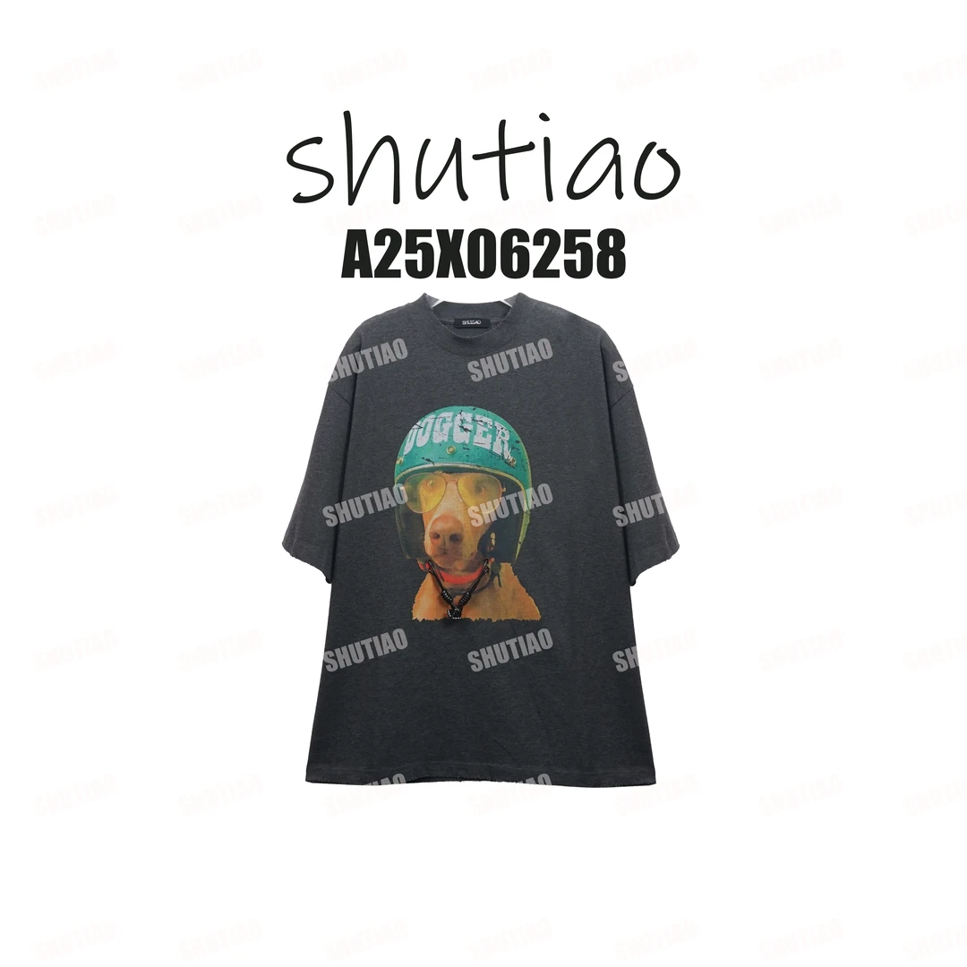 【SHUTIAO】2025秋冬：新款小众设计款T恤A25X06258
