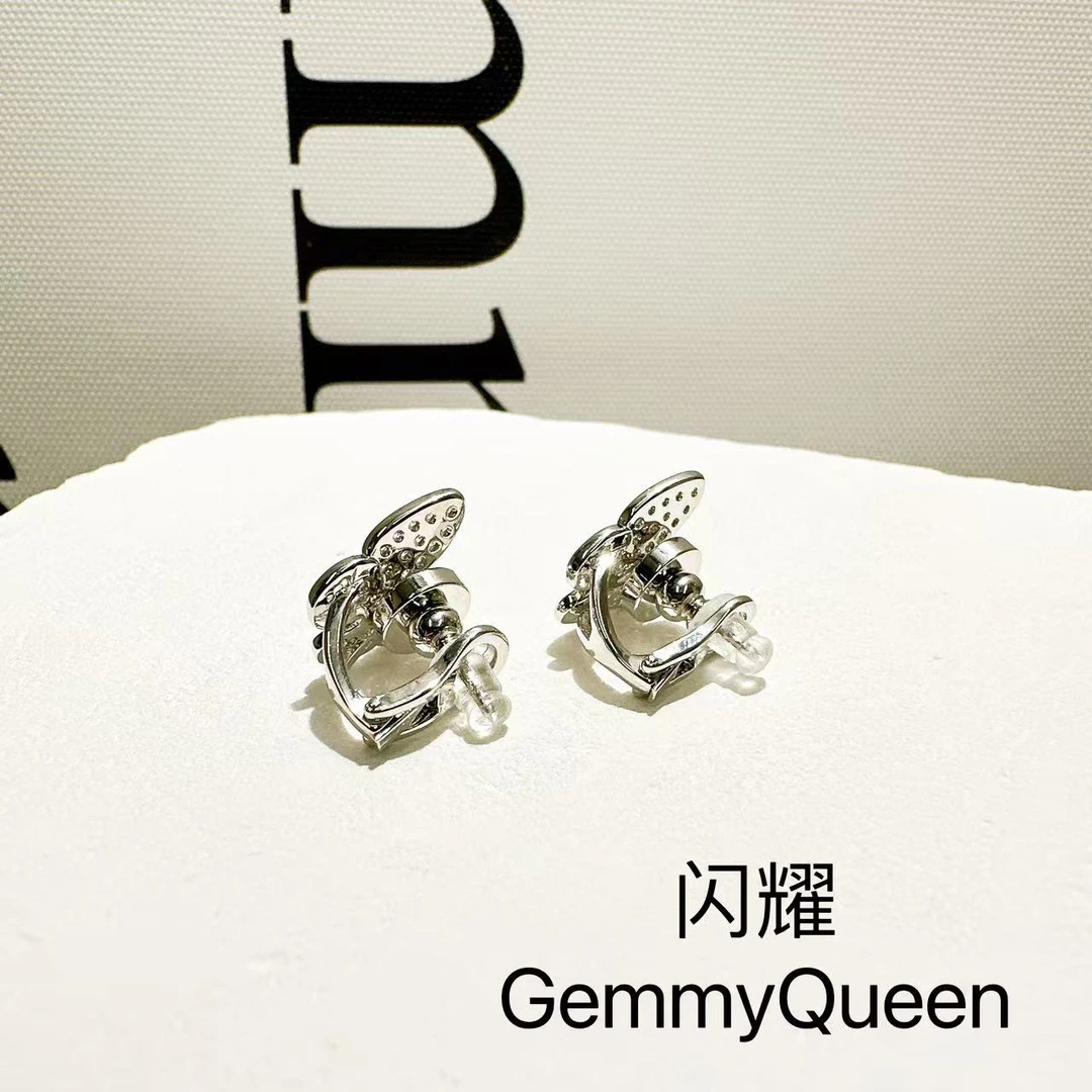 铜合金合成锆石耳饰 娜娜GemmyQueen耳环GQ02354