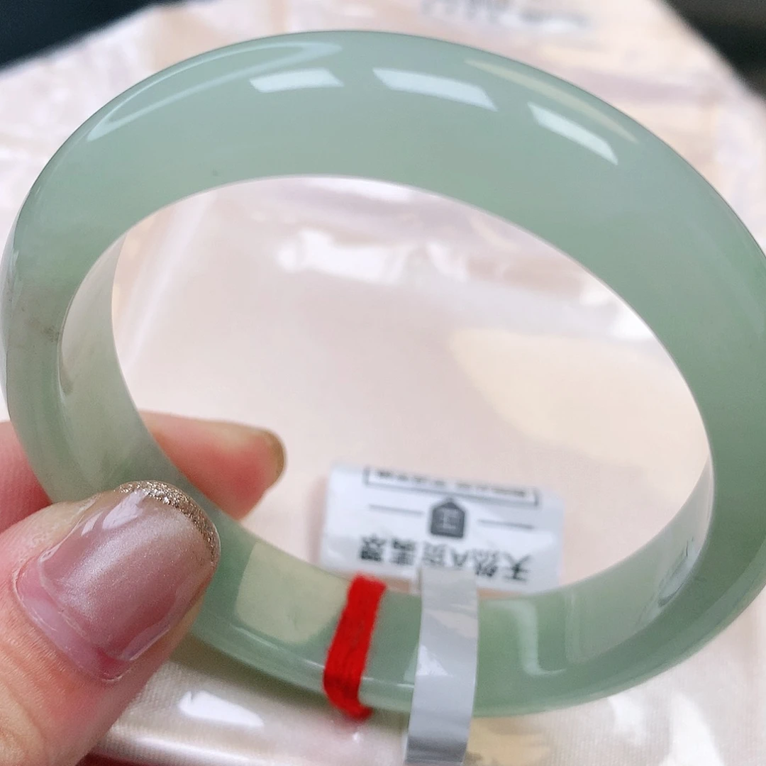 未镶嵌手镯翡翠缅甸纯天然A货老坑种翡翠甜果绿156号