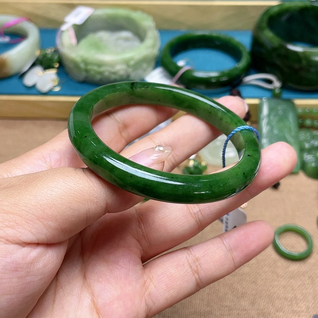 【闪购商品】和田玉手镯58圈口56未镶嵌
