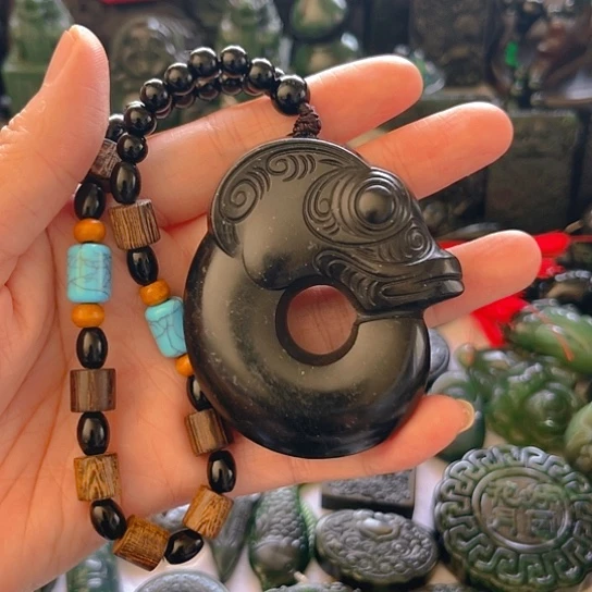 蛇纹石玉合金珠宝半成品