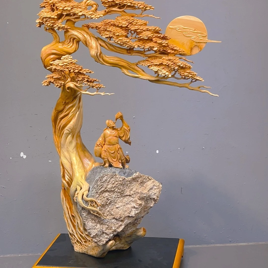 用***9香榧木木雕艺术作品欣赏