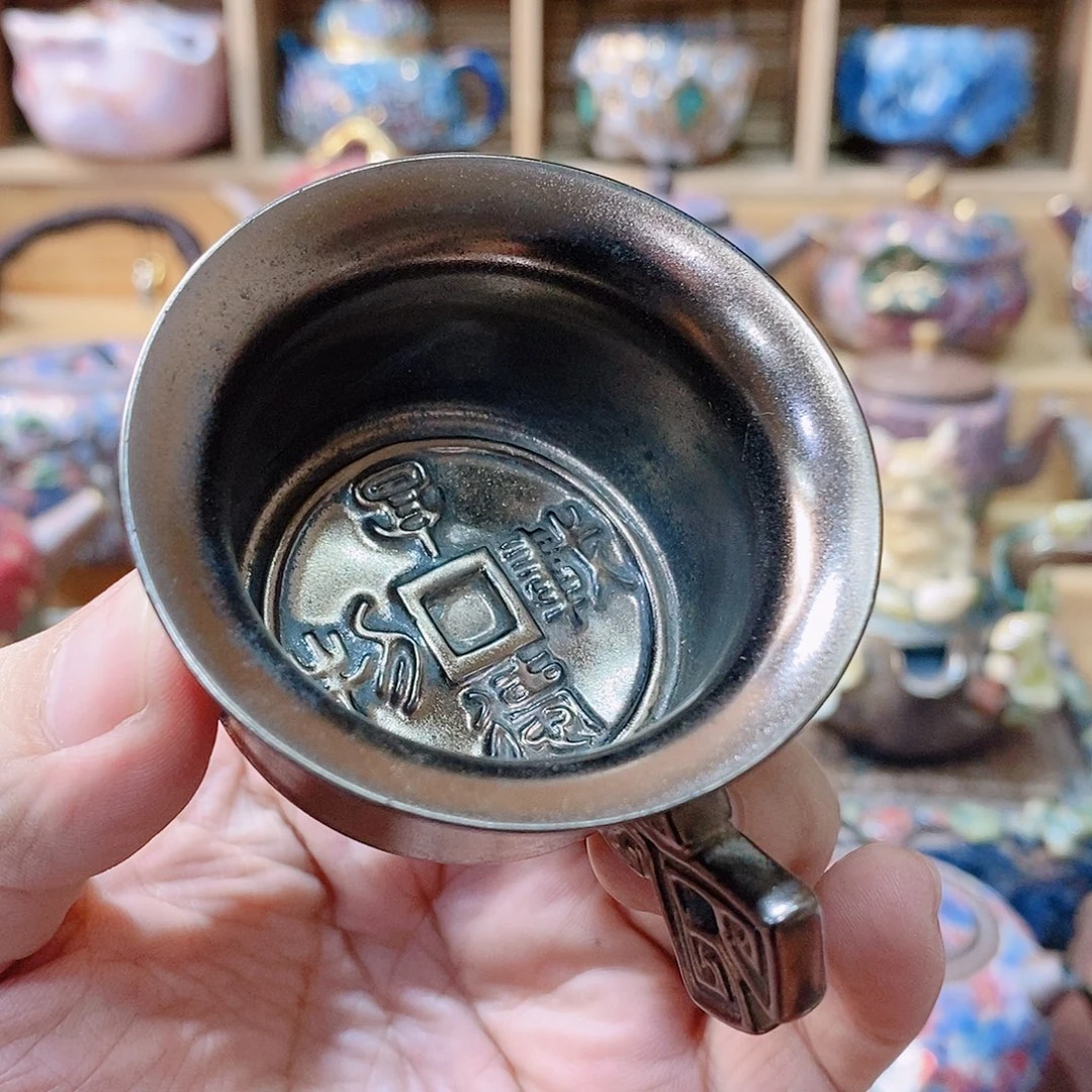粗陶志野柴烧茶器