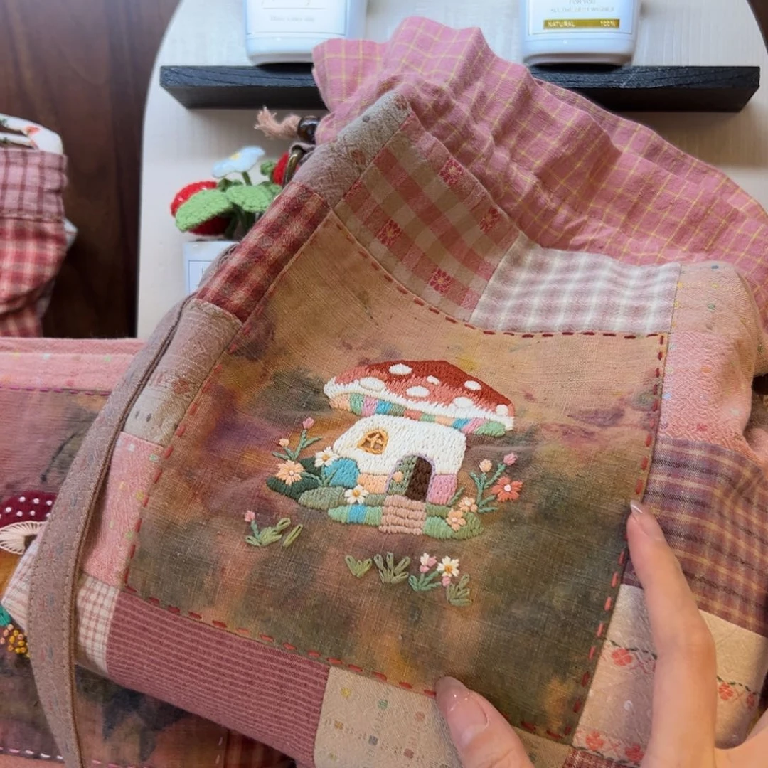 布艺钩织刺绣手工包包玩偶居家用品