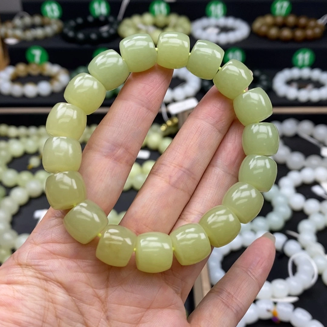 手链未镶嵌和田玉12m m