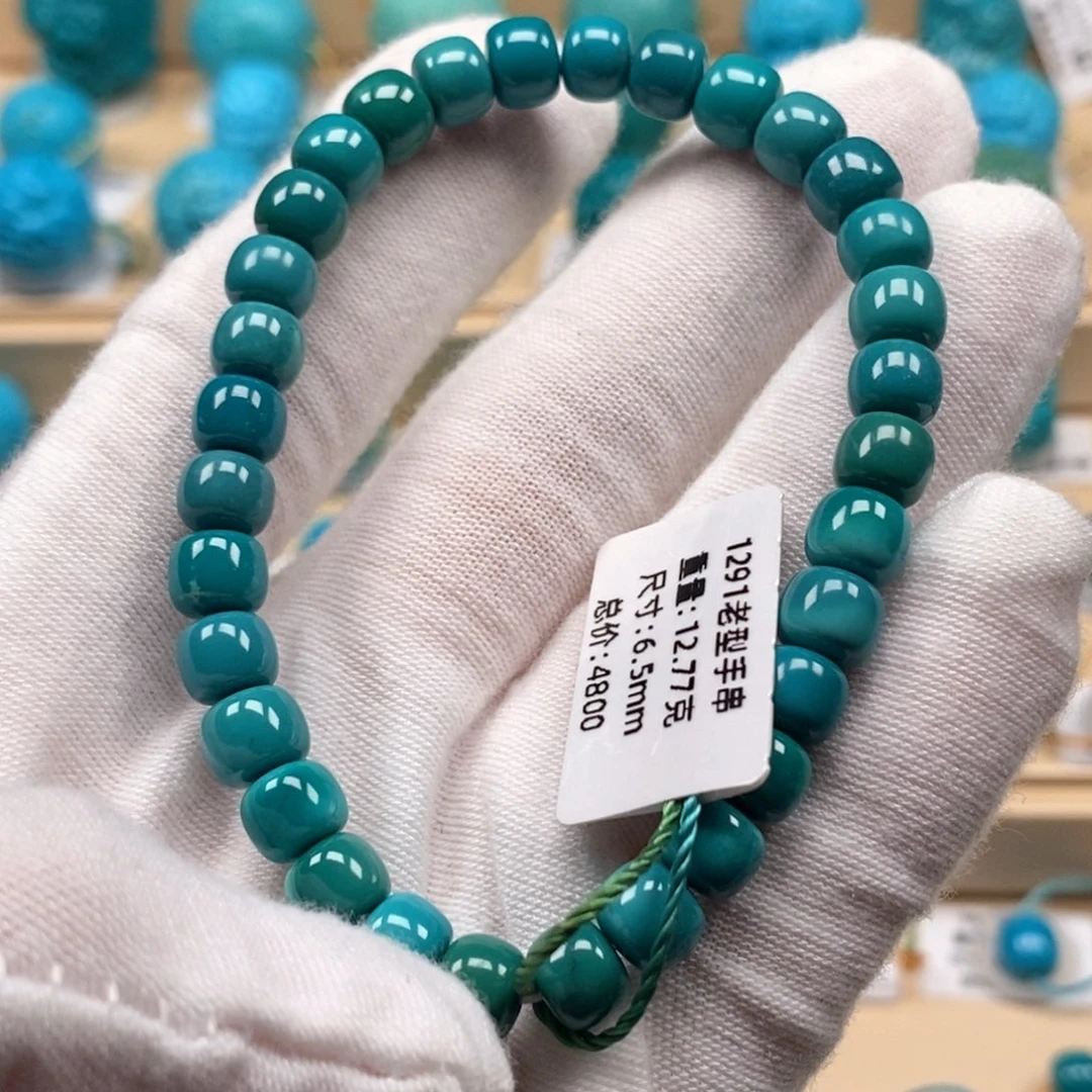 绿松石未镶嵌精品原矿高瓷绿松石