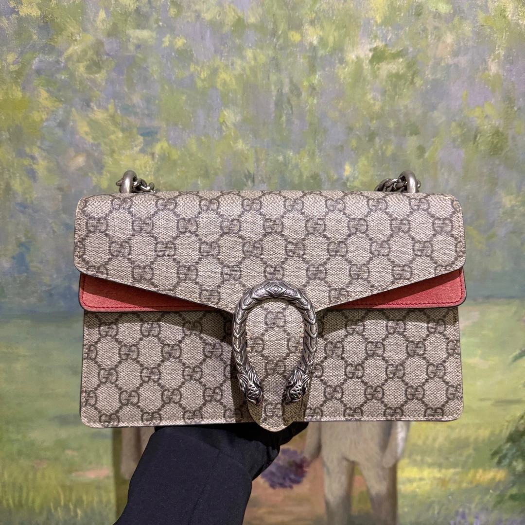 95新 GUCCI/古驰 18949645/KIKIFIFI/中号酒神