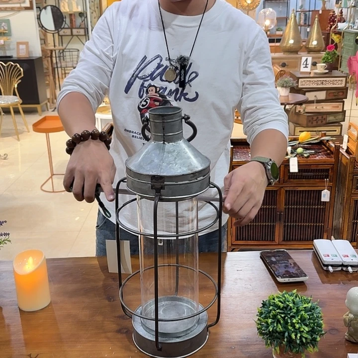 有机玻璃铁艺灯灯