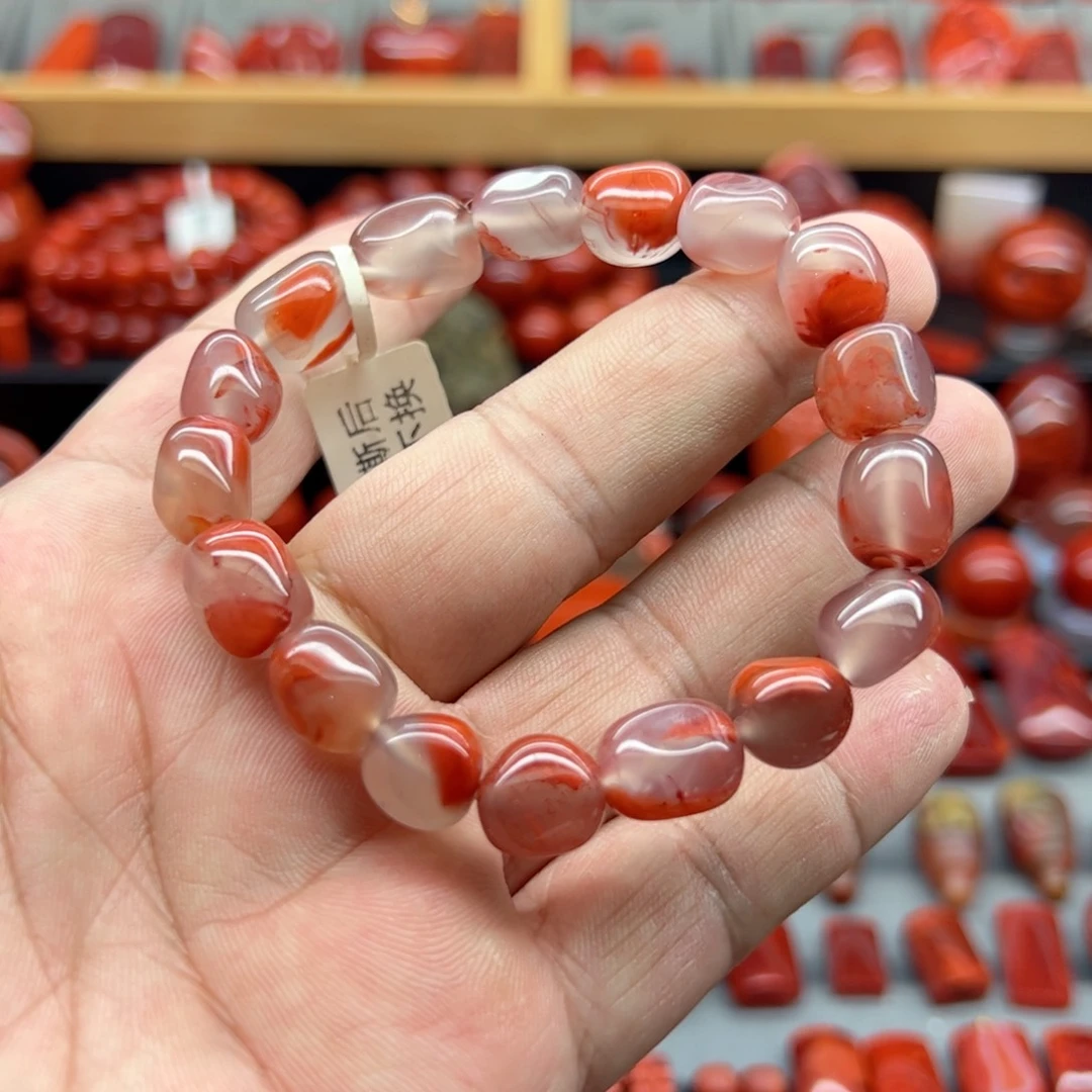 南红玛瑙手串未镶嵌