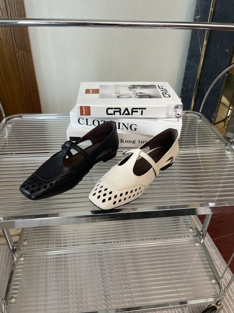 【REDYU】真皮/羊皮跟1CM，2025新款透气吸汗法式单鞋女休闲百搭皮鞋