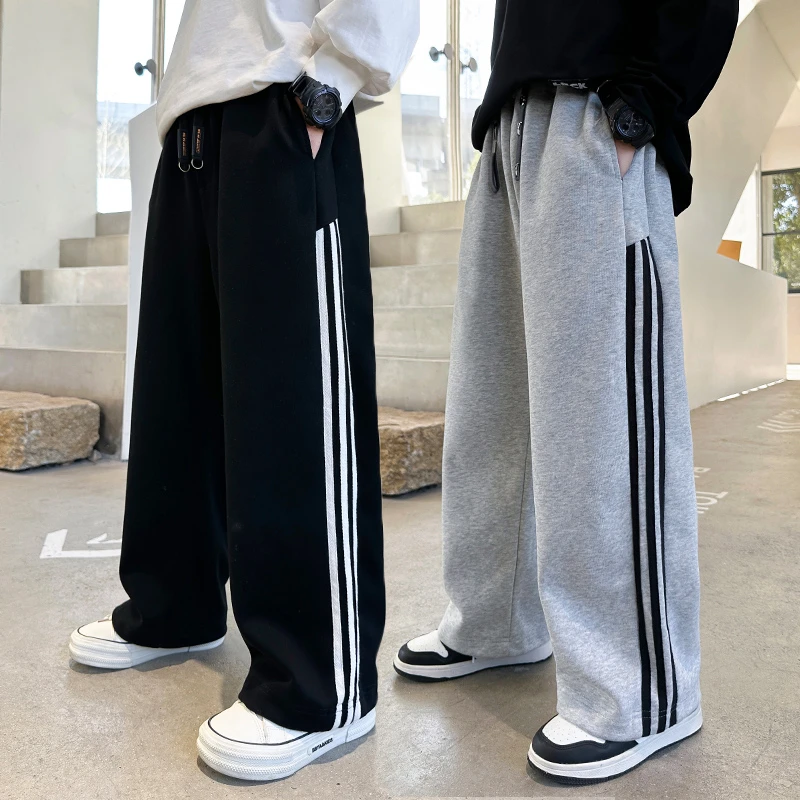 儿童装男童裤子春秋款2025新款中大童卫裤秋装休闲秋季男孩运动裤