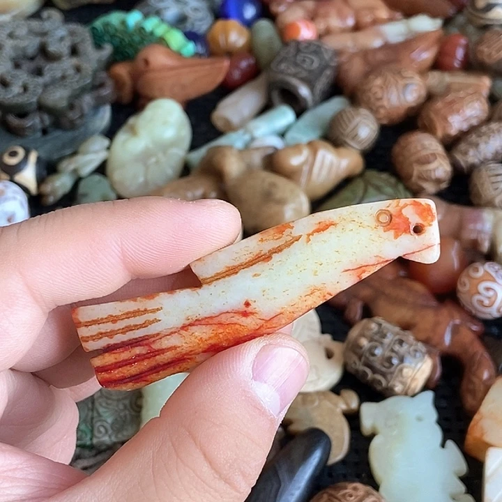 和田玉未镶嵌颈饰28