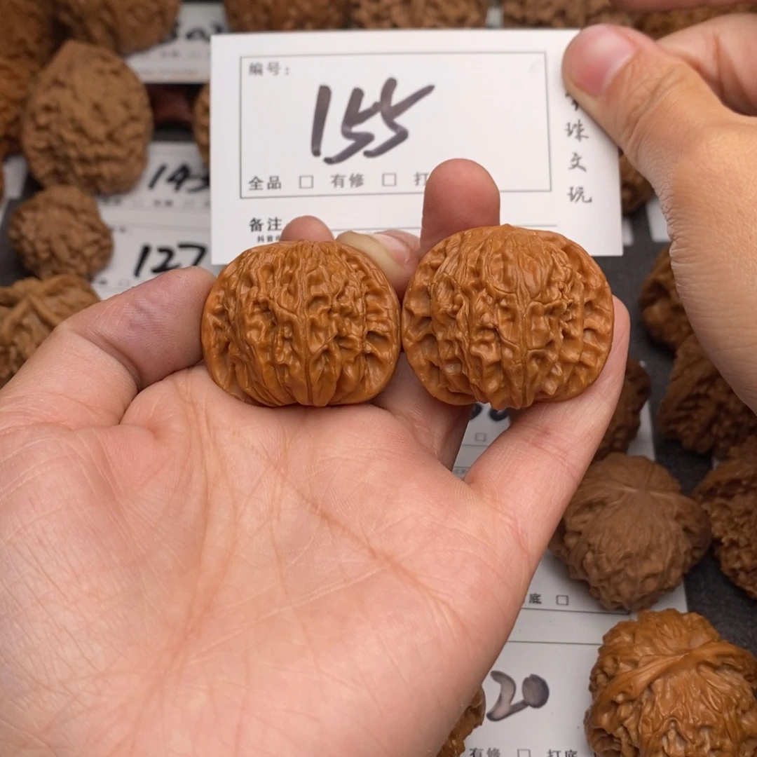 ****铭文玩核桃吊坠35正磨155