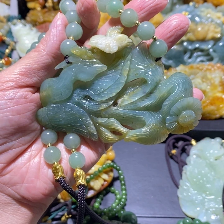 岫玉岫玉吊坠未镶嵌