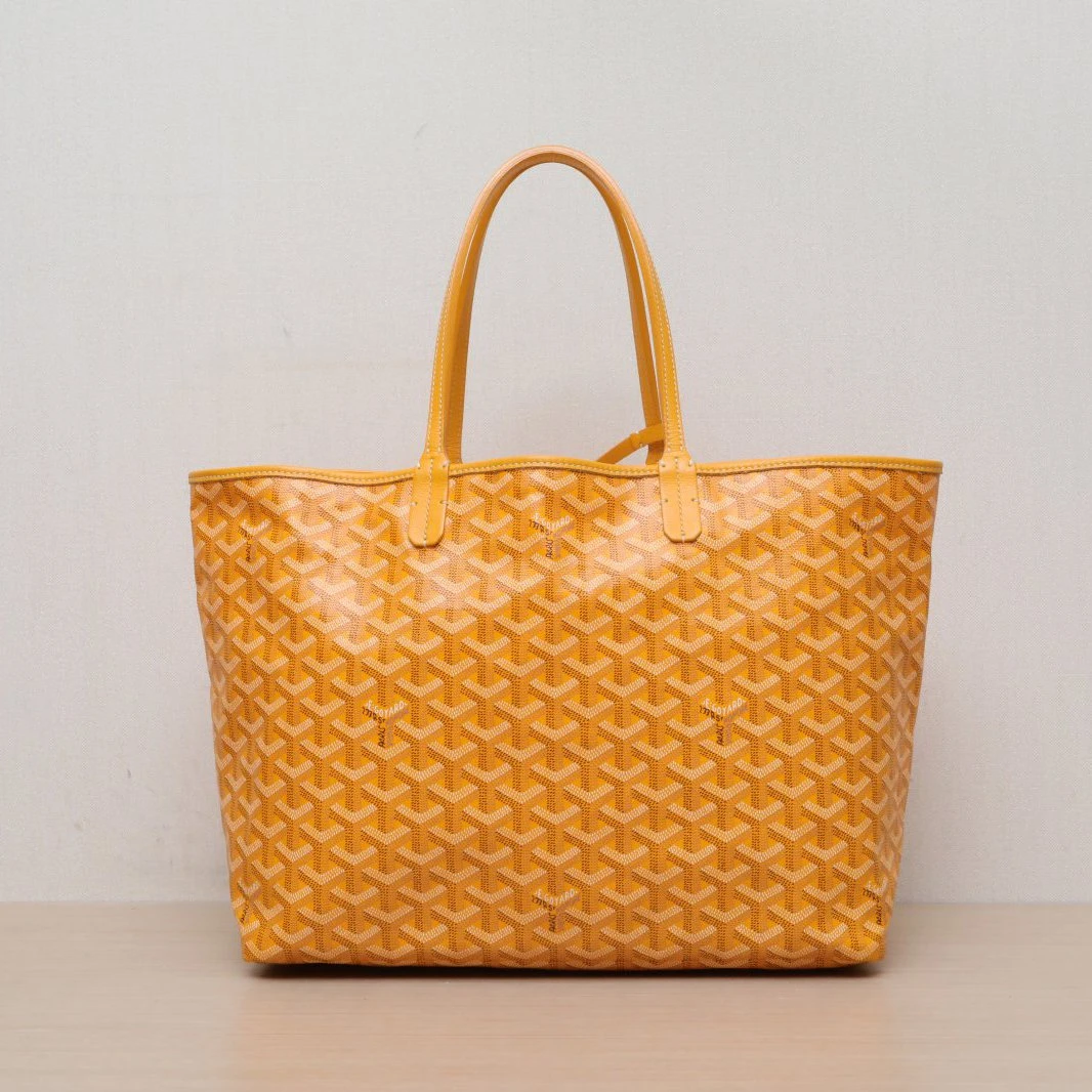 99新 Goyard 【娇】购物袋 子母单肩包 PVC 银扣 P225787043