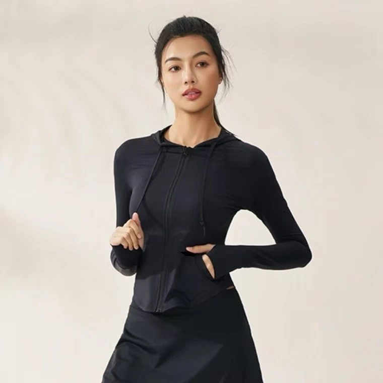 F7-002帽衫防晒衣长袖自带凉感显瘦