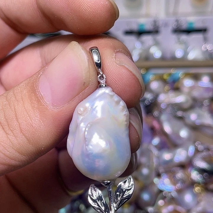 颈饰合金淡水珍珠30