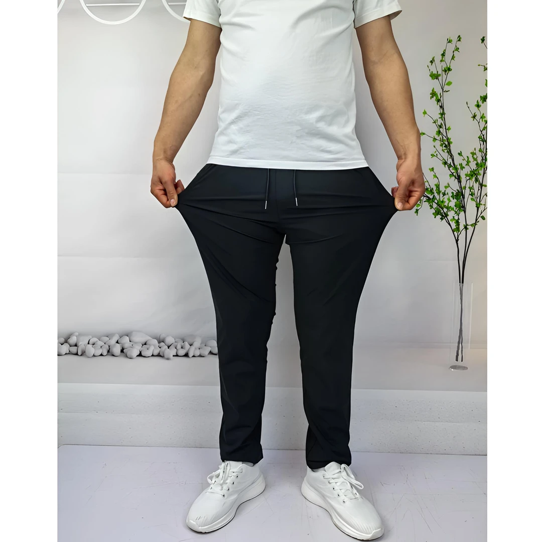 薄款夏季长裤速干休闲裤速干裤高弹裤子轻薄透气男士舒适直筒大码