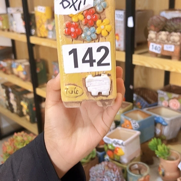 陶瓷多肉花盆满15包邮