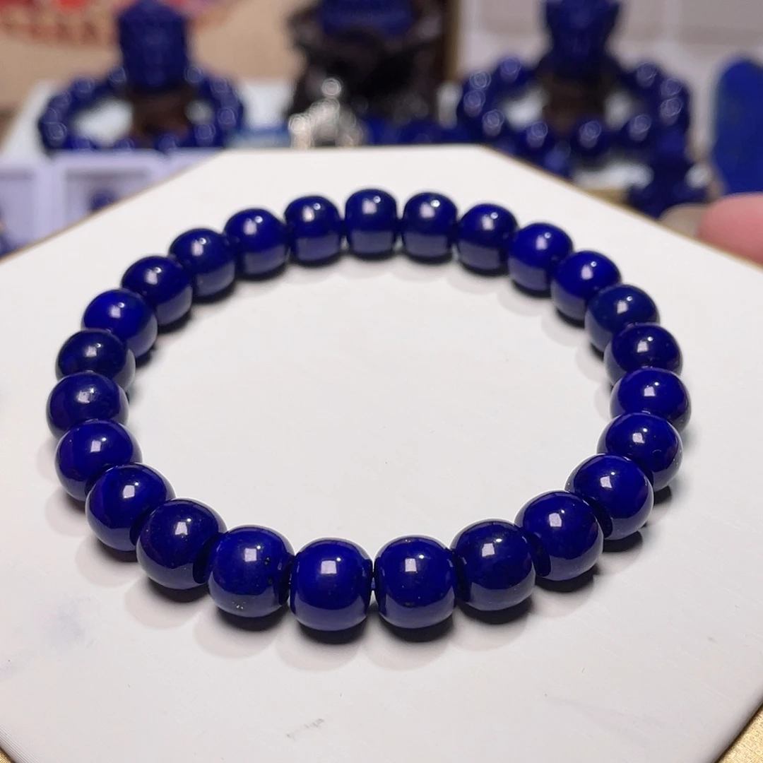 青金石未镶嵌精工老型手串9mm