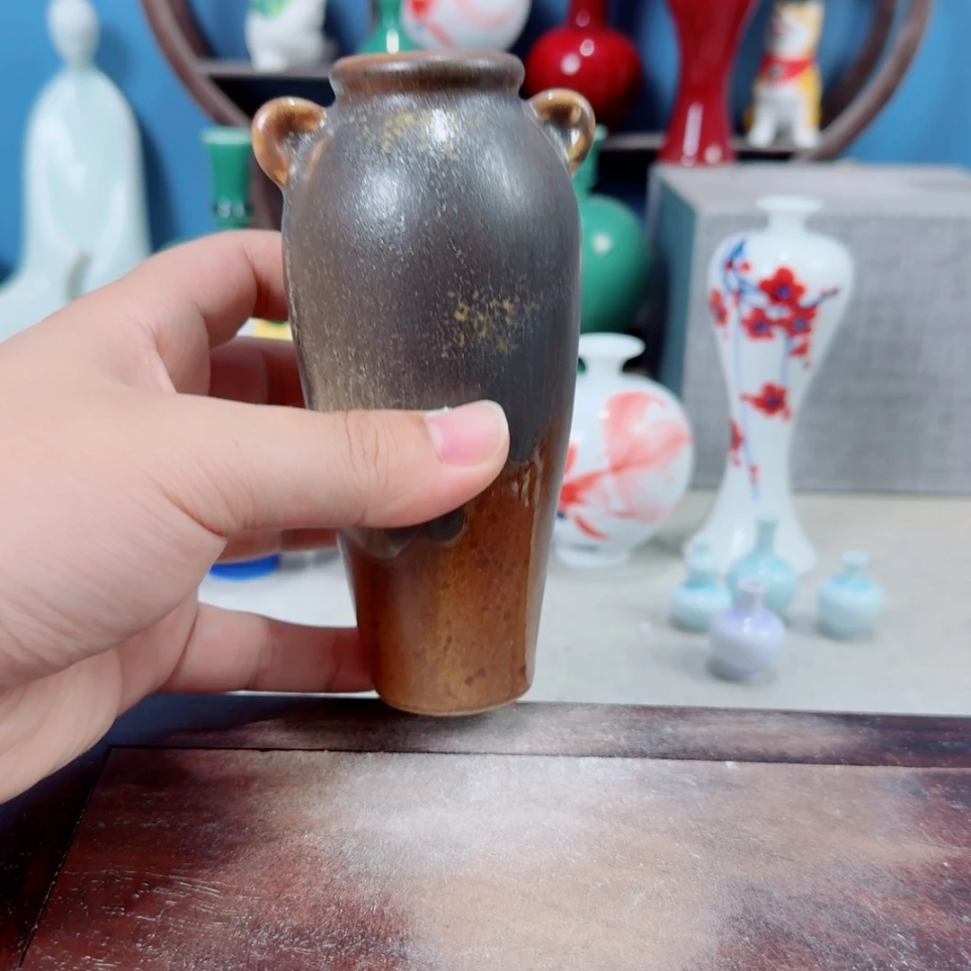 陶瓷手工小花器摆件