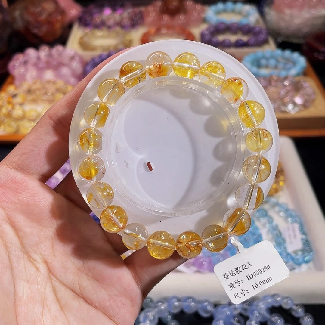 手链未镶嵌水晶芬达胶花10