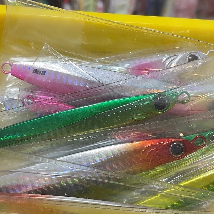 80克蝴蝶及叶鱼铁板路亚饵