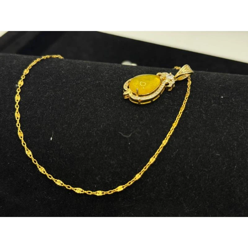 【基地先鉴后发】 48小时鉴赏期  K黄嘴唇链项链