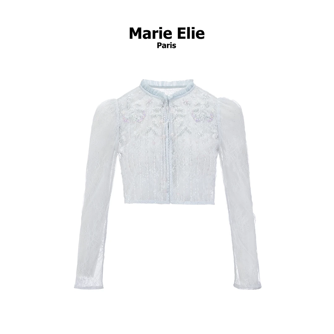 【陈大可专属】Marie Elie【海蓝清梦】钉珠外套连衣裙EAF11G18950