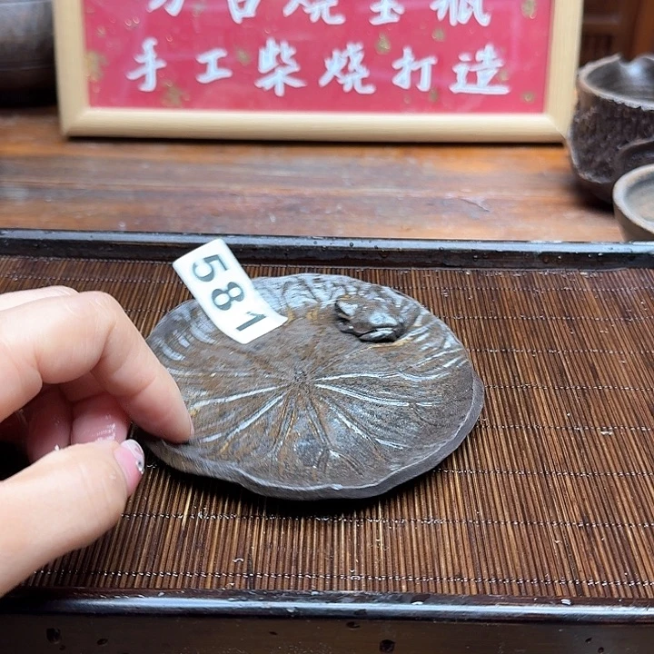 纯手工制作粗陶茶具