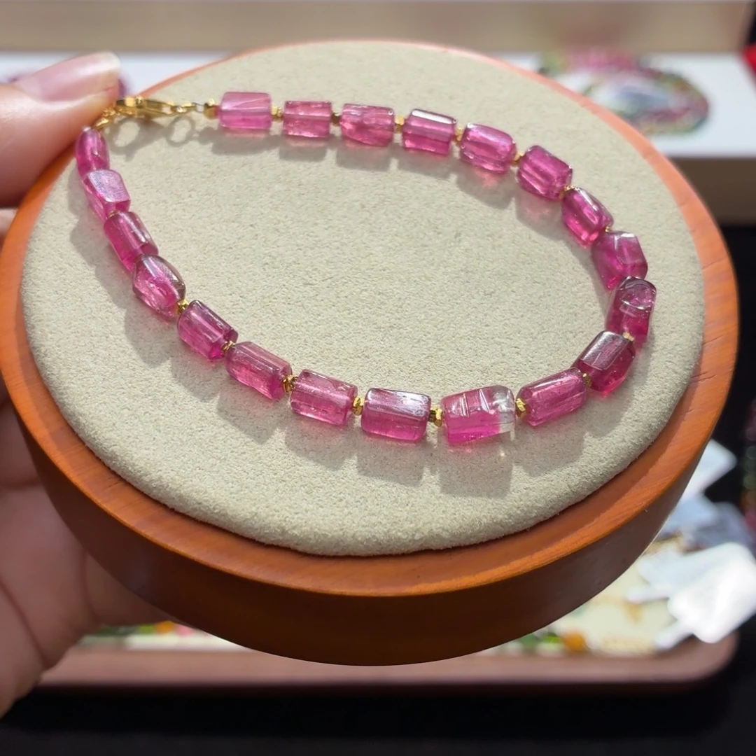 手串碧玺未镶嵌两天看货期