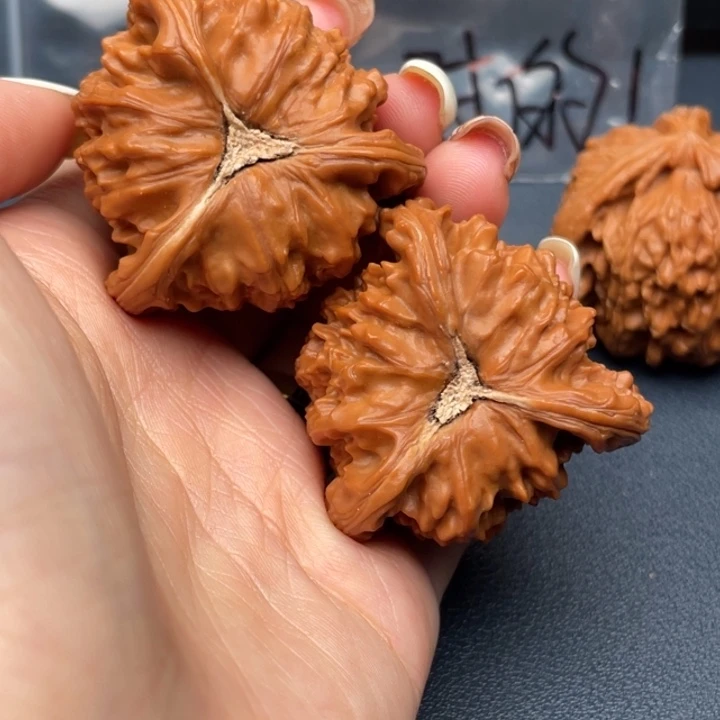 木***马吊坠文玩核桃白狮子