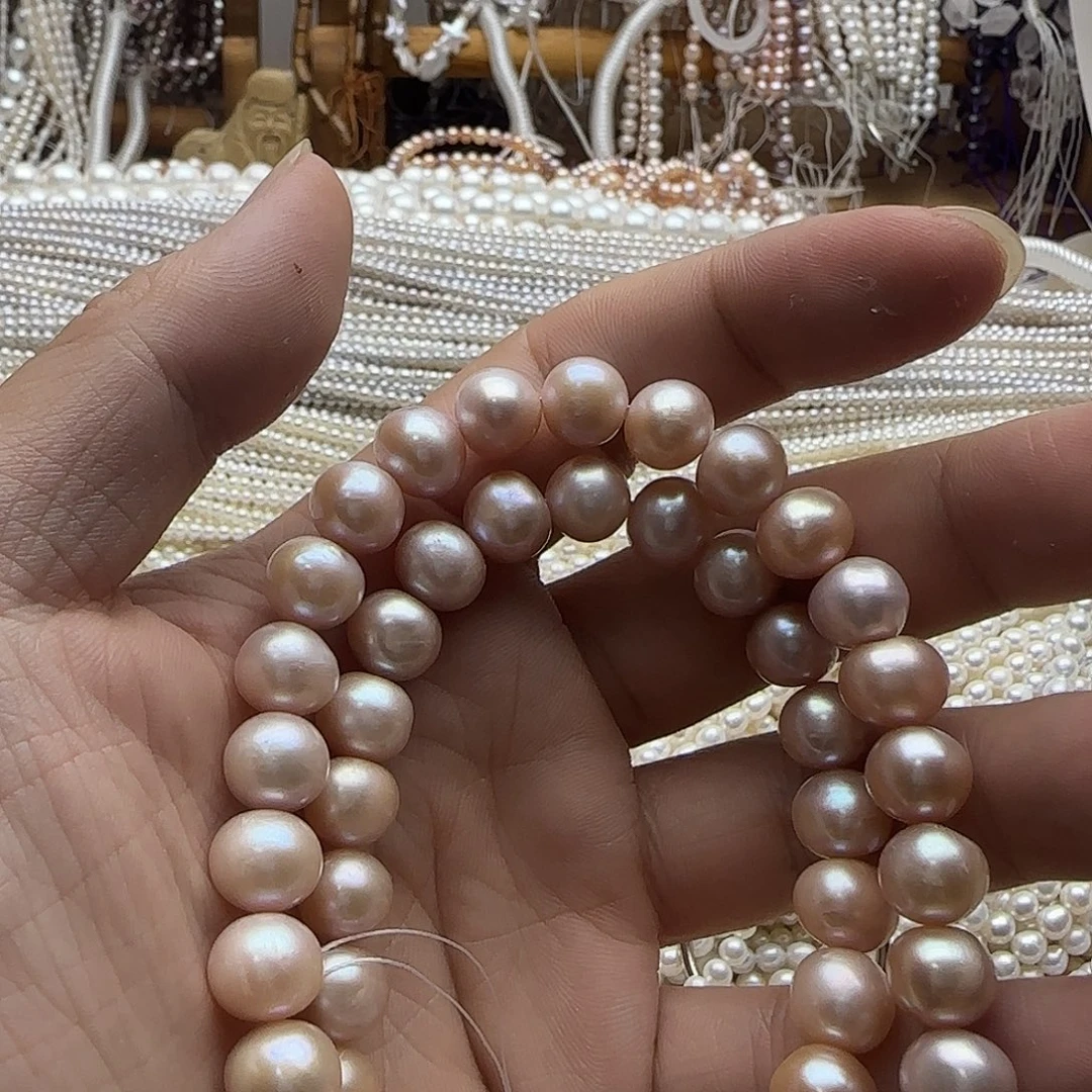 檀***多半成品未镶嵌淡水珍珠卡11馒头元宝扣做成品