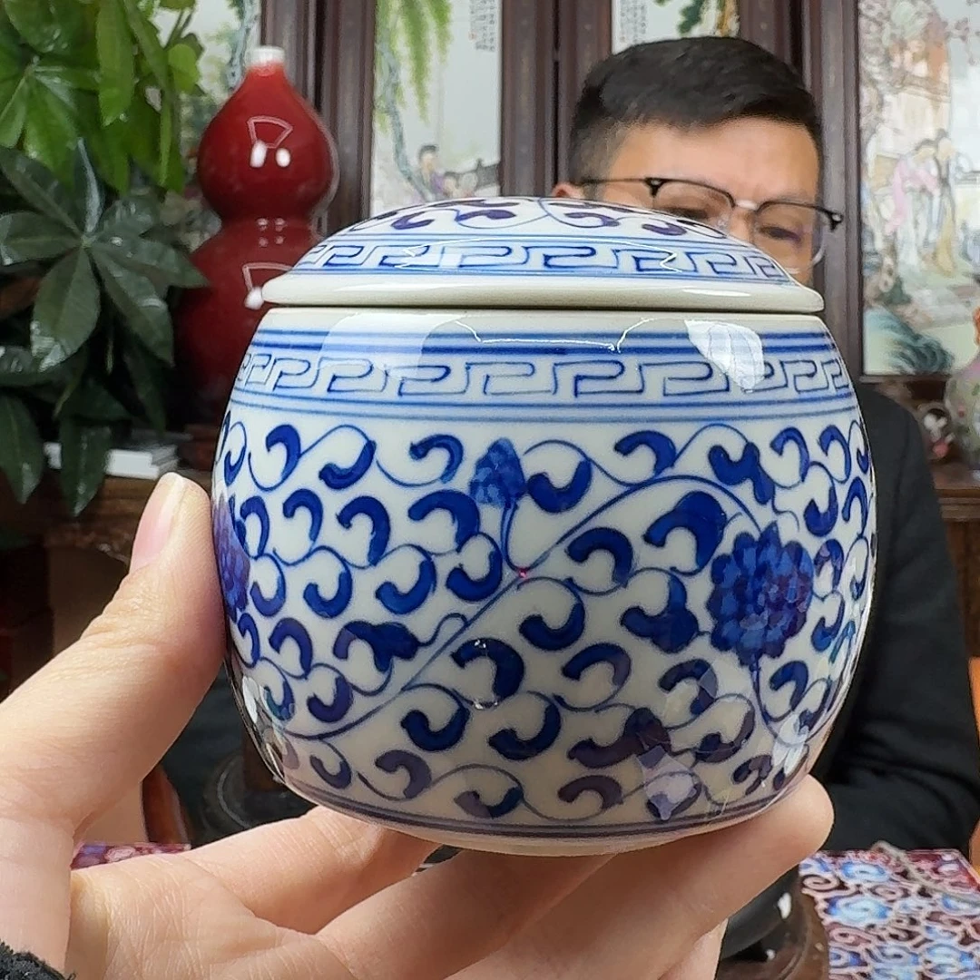 陶摆件景德镇陶瓷手工罐子