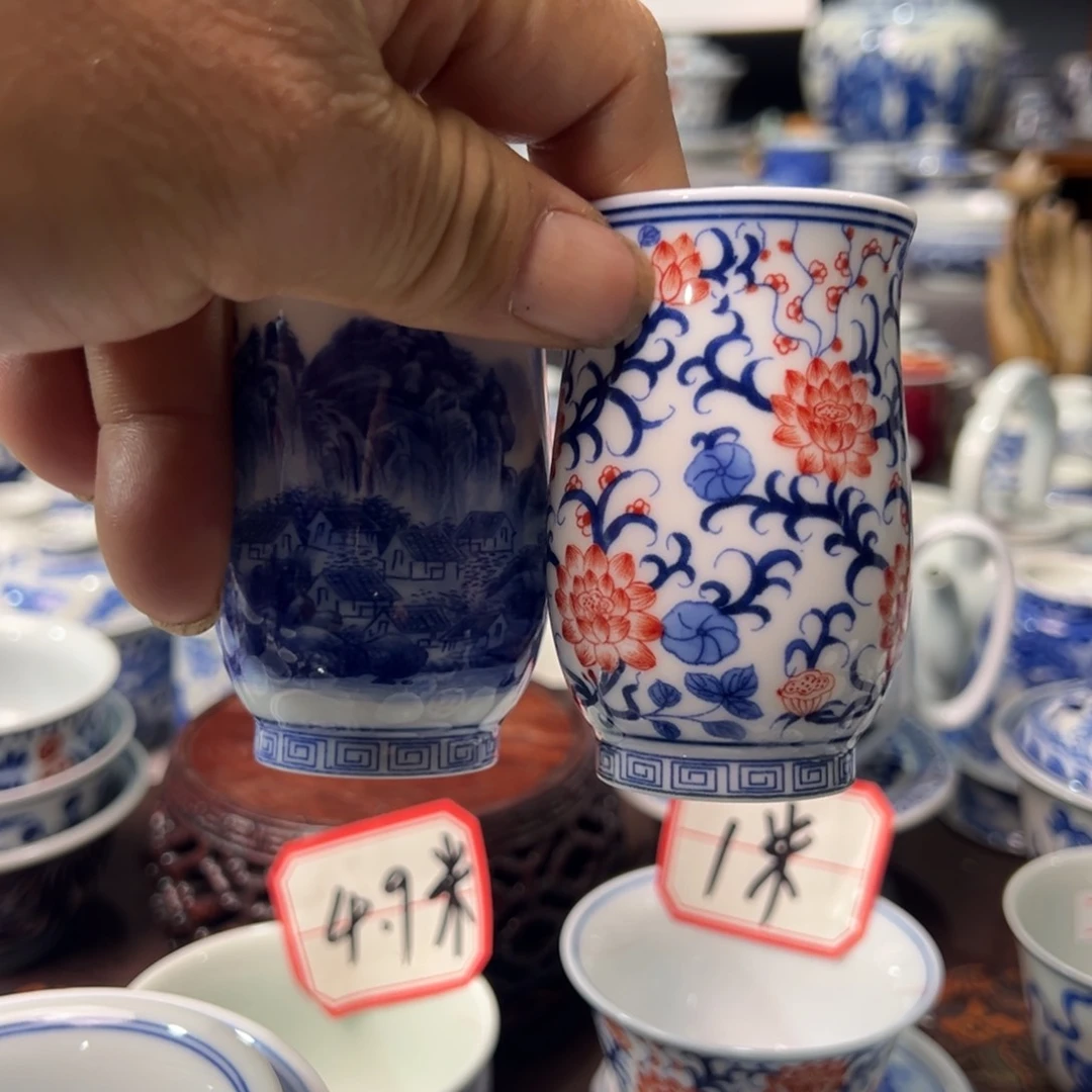 摆件@*景德镇青花瓷器