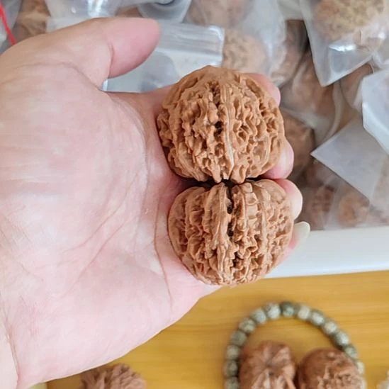 文玩核桃把件44左右四座楼一对配对如图编号00123