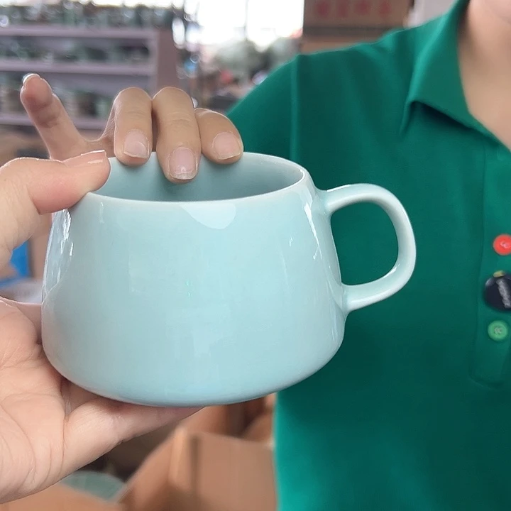 龙泉云间青瓷小米茶器