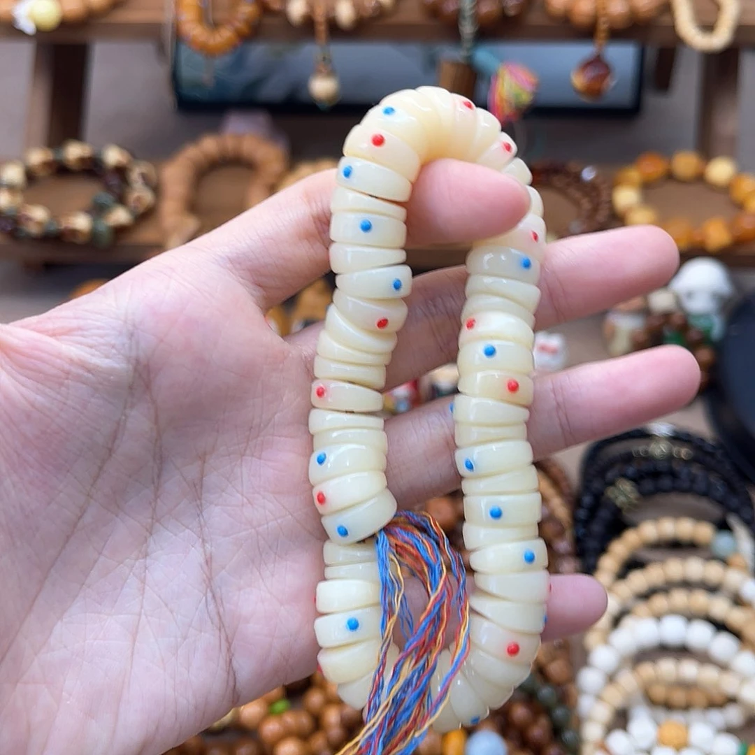 菩提根/象牙果手串驼骨大肠纯素圈款