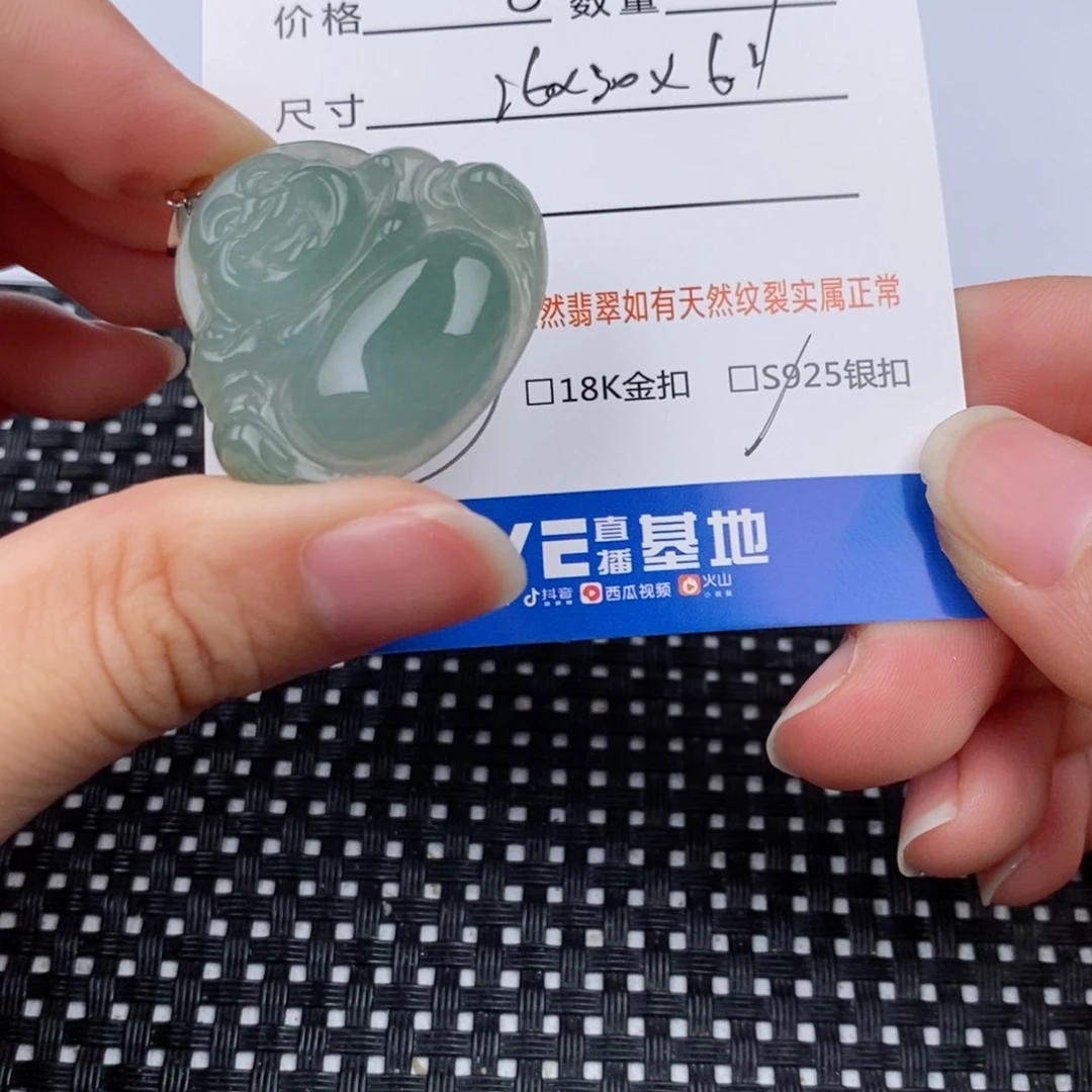 翡翠银S925镶嵌颈饰