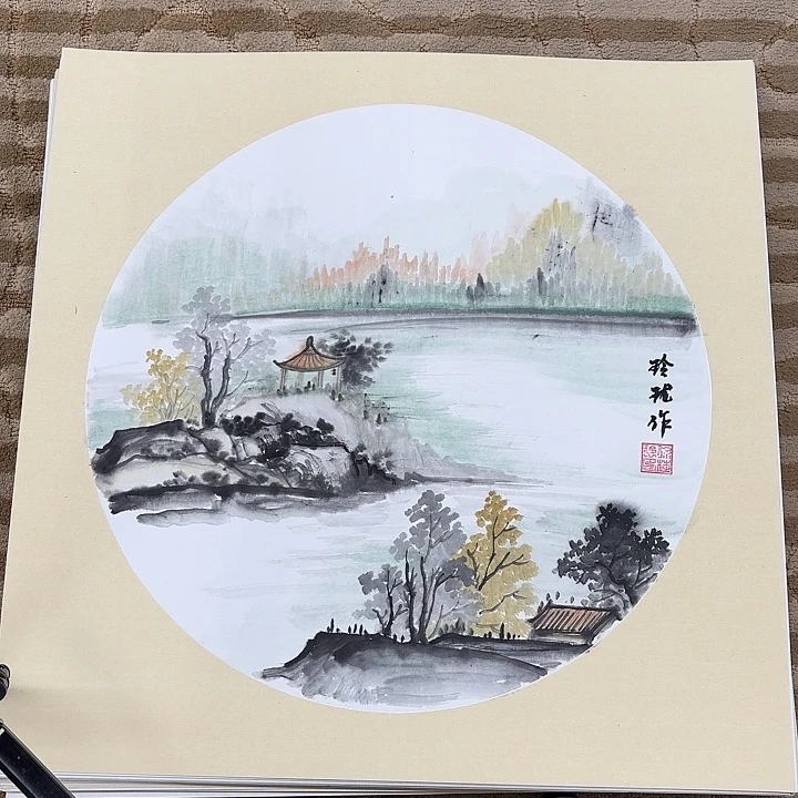 国画花鸟的翅膀和羽毛50.50