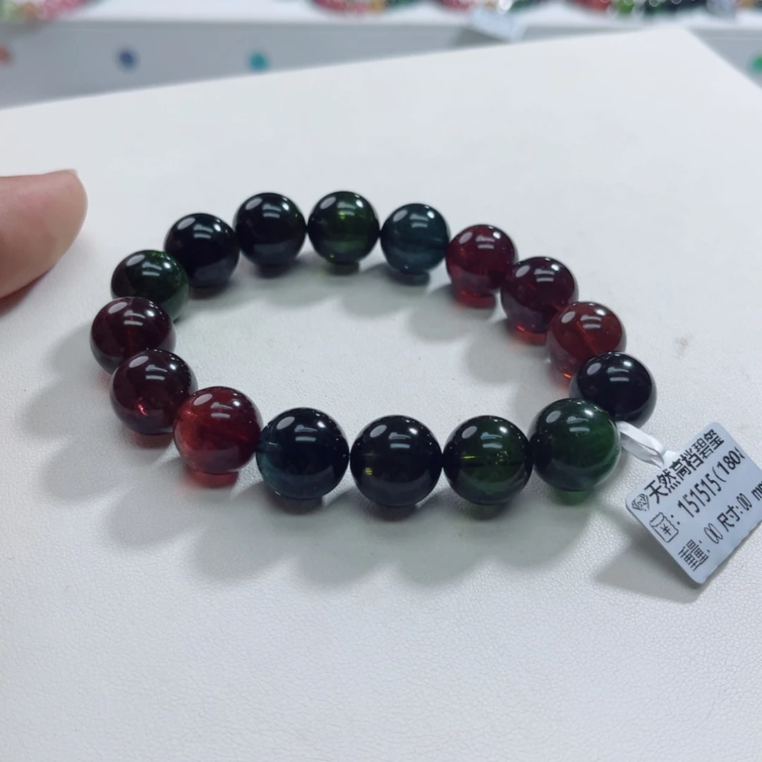 未镶嵌手链碧玺多样性发一条