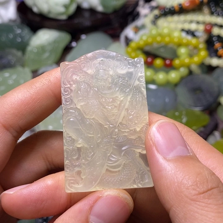 岫玉未镶嵌岫玉挂件